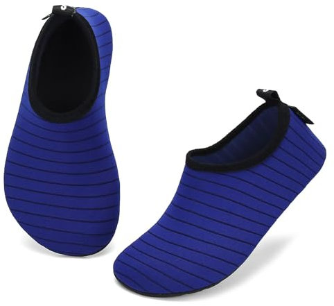 SAGUARO Badeschuhe Kinder Wasserschuhe Kleinkind Schwimmschuhe Strandschuhe Jungen Mädchen Aquaschuhe für Strand Schwimmbad, Admiral Blau, 34/35 EU