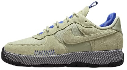 Nike Damen Air Force 1 Wild Sneaker, Olive Aura Racer Blue Aquarius Blue, 41 EU