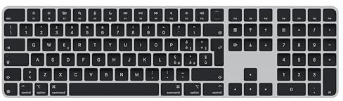 Apple Magic Keyboard con Touch ID e tastierino numerico per Mac con chip Apple - Italiano - Tasti neri 