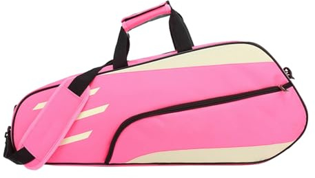 Schlägertasche | Squash- oder Badmintonschläger | 3 Schläger Tennistasche - Schlägertasche für Tennis, Badminton & Squashschläger Blau, Schwarz oder Magenta Badmintontasche f
