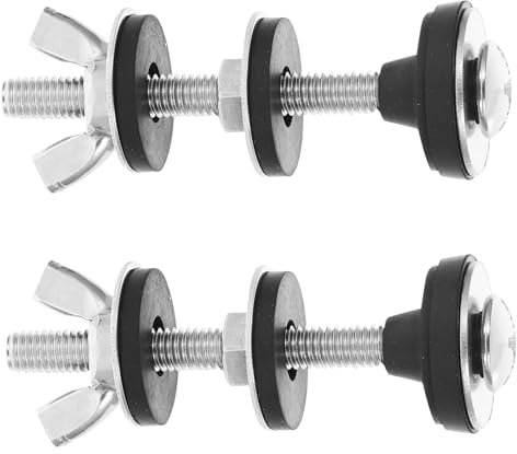 CANIGHT Toilettensitz Befestigung Satz 1 Paar Ersatzschrauben Schrauben Für Toilettensitz Aus Edelstahl Langlebig Und Verschleißfest