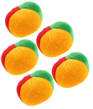 Yardwe 5stücke Mini Bohnensäckchen Wurfspiel Für Junge Mädchen Farbenfrohes Lernspielzeug Für Indoor Und Outdoor Verbessert Hand-Auge-koordination Und Genauigkeit
