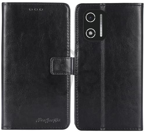 TienJueShi Black Book Stand Retro Business Flip Leather Protector Phone Case Cover Etui Wallet For Xgody Android Phone X32 2025 5.5 inch
