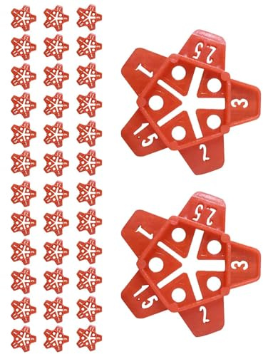WJnflQN Tiles Gap Locator, Pack of 50 Floor Building Tools, Tile Spacers for Bathroom, Renovation, Construction Projects, DIY