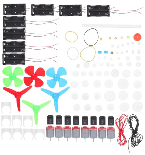 Parliky Kit De Construcción Electrónica Kit De Experimentos De Electricidad Engranajes Mecánicos Experimentos De Física para