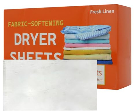 Lingettes pour sèche-linge - 120 draps parfumés et adoucissants, matériau respectueux de l'entretien des tissus, facile à utiliser, emballage portable, parfum frais durable | Solution de linge pour