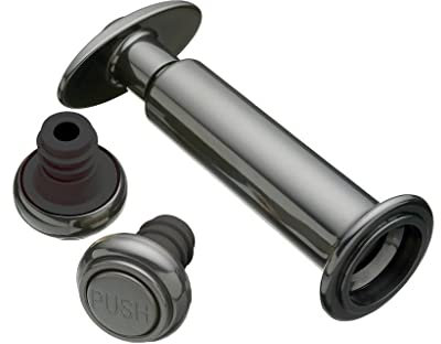 BarCraft Tapones de Vino con Cierre Hermético y Bomba de Vacío, Caja Regalo, Juego de 3 Unidades