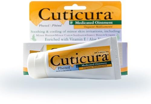 Cuticura Medicated Ointment | First Aid Antiseptic | Infection Protection | Antibiotic-Free Ointment for Cuts, Scrapes & Burns | Soothing Itch & Pain Relief with Aloe Vera & Vitamin E, 1oz (3 Pack)