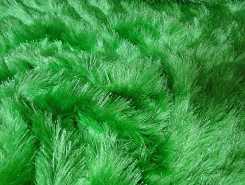 StoffBook Grün Fellimitat Kurzflor-Kunstfell Kunstfell für Bekleidung | Weich, kurzflorig und vielseitig, Stoff für Bekleidung, Kostüme und Dekoration, Kunstpelz und Kurzflor-Fell