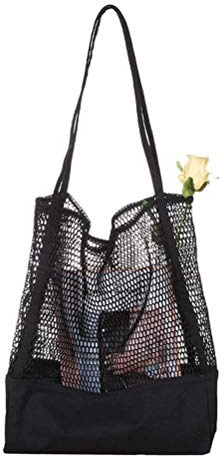 Bolsa De Playa Bolsos De Playa De Malla Bolsa De Supermercado De Malla Bolsa De La Compra Bolsa De Compras Neta Bolsas De Compras De Malla Bolsa De Verduras Ahuecar