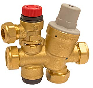 Caleffi Multibloc Cold Water Control Valve 533112CST 3 & 6 Bar - Circlip