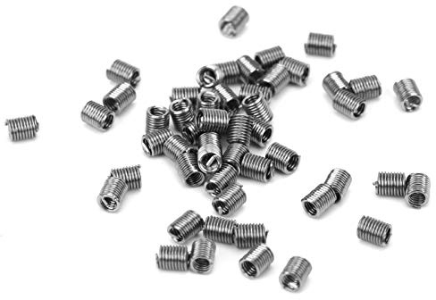 50 Stück M1.6 Gewindeeinsätze Schraubengewinde-Reparatursortiment M1.6 X 0.35(3D)