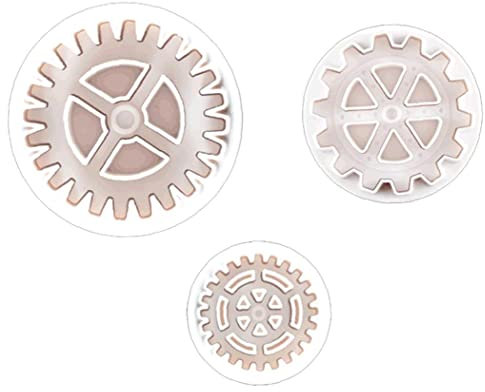 Cake Tool Tire Cutter Gear Baby Toy Boy Wheel Cutter Lace Decorating Bow Heart Fondant Cutter Tools Sugarcraft 3pc