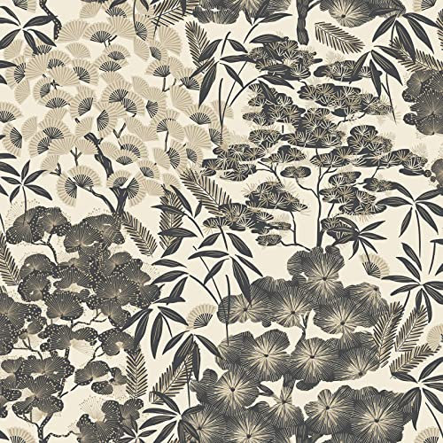 Grandeco Ciara Oriental Feuille Papier Peint Naturel A63003