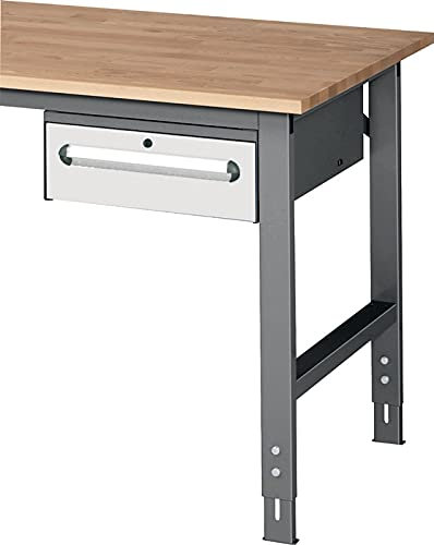 RAU Unterbauschrank H175xB440xT600mm anthrazitgrau/lichtgrau 1 Schubl.Einfachauszug