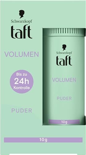Poudre coiffante Schwarzkopf Taft - Volume (10 g) - Poudre capillaire complète - Jusqu'à 50 utilisations - Poudre coiffante végétalienne