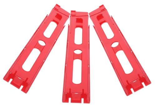 HONMEET 3 Stück Domino Zug Zubehör Domino Slot Clips Kinder Geeignet Stabiles Kunststoff Spielzeug Für Zuhause Und Kindergarten