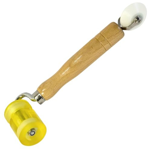 Muuoeou Rullo per Nastro di Giunzione - Strumento per Rullo per Tetto RV Strumento per Rullo per Giunzione A Doppio Design e Strumento per Rullo Fonoassorbente