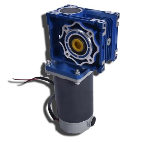 Schneckengeschwindigkeit 300W RV40 Schneckengetriebemotor 12V DC Drehzahlregelungsmotor 18mm Abtriebswelle Getriebe 90x90mm Drehzahlanpassungsmotor CW CCW Untersetzung variabel(105rpm)