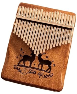 Kalimba Instrument 17 Tasten Musiktastatur Für Einsteiger 21 Tasten Kalimbas Tragbare Professionelle Instrumente Fingerklavier(Style 9)