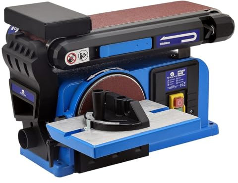 650W Electric Belt + DISC Sander 2in1 LINISHER Bench Large Table Wood Metal Sand