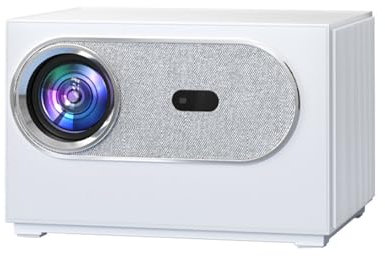 Proiettore Home Cinema,Videoproiettore 4K Per Esterni/Home Cinema,Smart Home Outdoor Proiettore, Correzione/Focus Elettrico/Zoom,Videoproiettore Wifi 6 Bluetooth Con Dolby Audio A