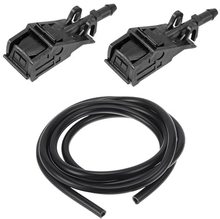 Motoforti Kit Ugelli Lavavetri Per VW Polo 01-12 1 Pz | Nero Plastica OE 6E0955985A/6E0955985B/6E0955985 Per Volkswagen Golf IV 1.4 97-05 Per Volkswagen Passat 1.9 TDI 00-05