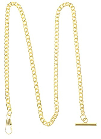 Healvian Goldfarbene Metalluhrkette Verschluss Langlebige Und Stilvolle Kleidungskettenhalterung Für Jeans Handtaschen Und Taschenuhren DIY-Dekoration Und Geschenkidee