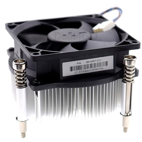 Deal4GO Ventilador de Refrigeración de CPU de 65W y Disipador de Calor 908998-001 Reemplazo para HP ProDesk 600 400 G3 G4 G5 G6 EliteDesk 705 800 G3 G4 G5 G6 SFF de Escritorio