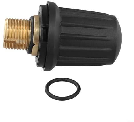Bulevisiter Valvola di blocco di sicurezza per pulitore a vapore Karcher, parte di ricambio con tappo O-Ring nero, per modelli SC1.010 SC1.020 SC1.030 SC2.000 4.590-105.0 6.363-279.0 (1 confezione)