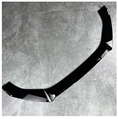 Für VW Für Golf 7 MK7 Für GTI Für GTD 2013 2014 2015-2017 3 STÜCKE Frontstoßstange Splitter Lippe Stoßstange Diffusor Spoiler Schutz Auto Body Kits Auto Frontspoiler Lippe(Gloss Black)