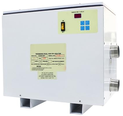 YXZKJZJ Electric Pool Heat Pump High Efficient Swimming Pool Water Heater With Knob Adjustment Switch For Bathtubs SPA Efficient Heating(Model B,9KW)
