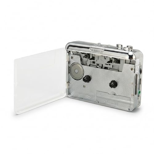 Lecteur de Cassettes Vintage SustVita et magnétophone Personnel avec Lecteur de Cassettes intégré, Radio FM et Fonction d'inversion Automatique pour Un Plaisir continu de la Bande.