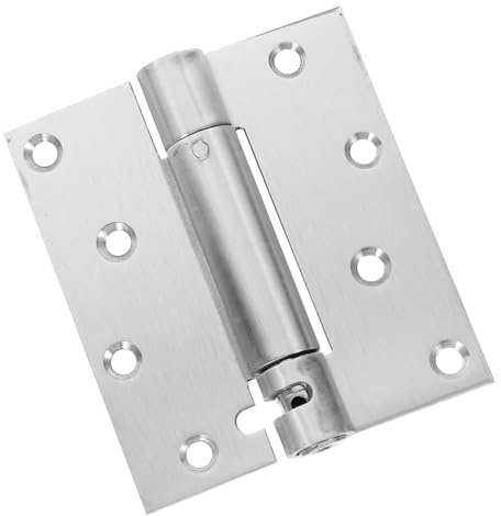 Gadpiparty Charnière à Ressort en Acier Inoxydable 4 Pouces Charnières à Fermeture Automatique Unidirectionnelle pour Portes en Bois Moustiquaire et Portes D’armoire Quincaillerie Solide