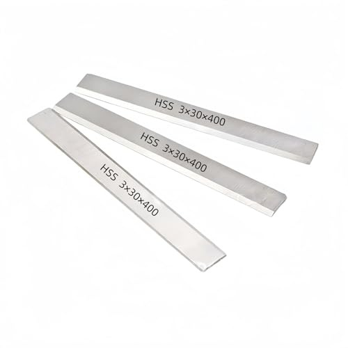 Lames Rabot HSS – 3×30×400mm Couteau Acier Rapide Pour Rabot Électrique – Lames De Rechange Pour Coupe Bois Dur – 3 Pièce