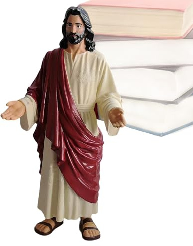 Jesus figurer | religiös helig dekoration klädd i en rock | Jesus Kristus figurer | för skrivbord Thanksgiving semester födelsedagsfest kontor sovrum rum mantel hylla