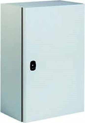 Schneider NSYS3D8640 Spacial S3D Porte Pleine sans Plaque de Montage H800 x 600 x T400.IP66 IK10 RAL7035