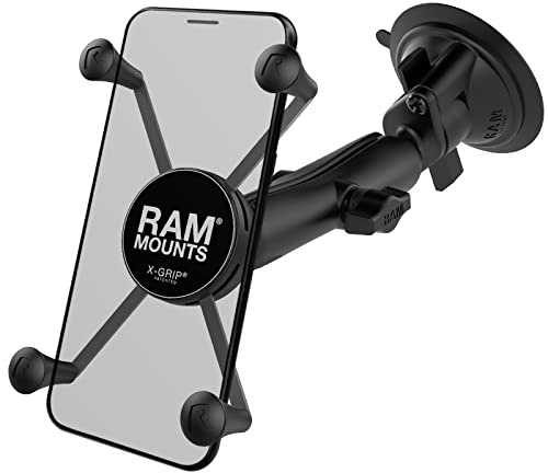 RAM MOUNTS RAM-B-166-C-UN10U Soporte para Bicicleta/Coche (teléfono móvil/Smartphone, Bicicleta/Coche, Soporte pasivo, Negro, Aluminio, Acero Inoxidable, Compuesto térmicamente Estable (TSC), EE. UU