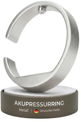 Scarlet Health Bague d'acupression « Good Night » pour le petit doigt, auto-guérison, pression réglable, tailles 47, 53, 60, 67