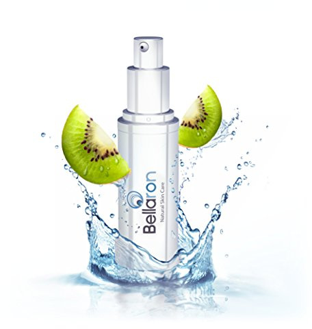 Bellaron 3-fach Hyaluron Serum - Hochdosiert - Hyaluronsäure Gesicht - Vegan - Anti-Aging - Hyaluronic Acid - Gesichtsserum mit Kiwi-Hydrolat und Zuckertang - NATRUE-zertifiziert - Made in Germany
