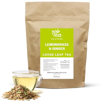 The Tea Masters Loose Leaf Tea - Lemongrass and Ginger (1x200g)