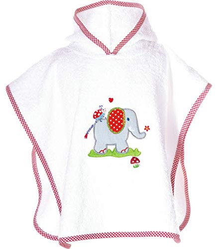 Die Spiegelburg 15819 Badeponcho BabyGlück (Elefant), one Size (ca. 55x46 cm)
