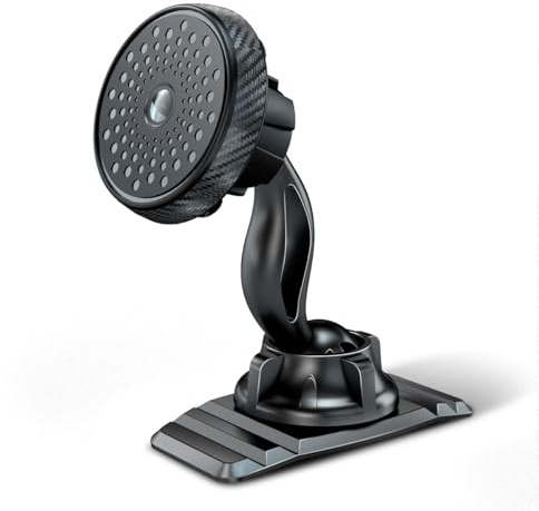 eSamcore Phone Holder for Car - Magnetic Car Phone Mount for Vehicle Dashboard, [Double 360 Adjustable Stand] Cell Phone Automobile Cradles with Strong Magnets for iPhone