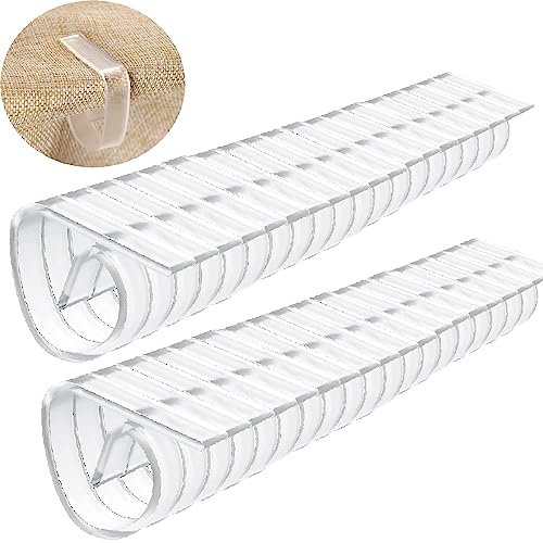 Cohentbliss 36 Stück Tischdecken Klammern Kunststoff Transparenter Tischdecken Clip Tischdecke Clips Kunststoff Tischdeckenklammer, für Zuhause Hochzeit Party Camping Picknick