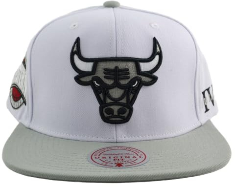 Mitchell & Ness Snapback Cap NBA Core IV Chicago Bulls White/Grey