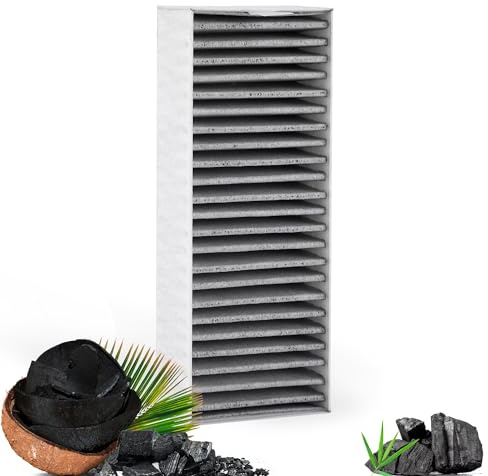 4 Stück Dunstabzugshaube Aktivkohlefilter für Bosch HEZ9VRCR0 / Siemens HZ9VRCR0 / Neff Z821VR0 / Gaggenau CA282111 oder Constructa CZ9VRCR0,Clean Air Filter Zubehör