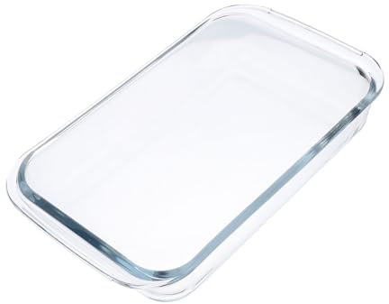 KICHOUSE Glas-backblech Antihaftbeschichtet Für Küchenbacköfen Grillplatte Gehärtetes Glas Sicher Für Die Hände