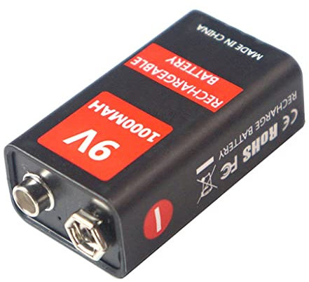 HOOLRZI Per Elicottero Modello Microfono Giocattolo 9 Ioni Batteria 1000mAh USB 6f22 9V Litio USB 6f22 9V