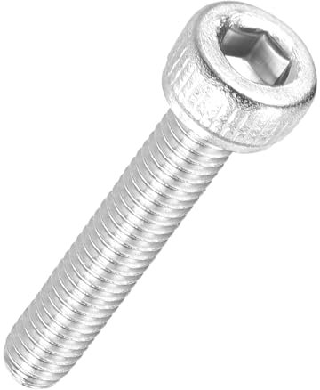 Kozelo 100 Stück Zylinderschrauben mit Innensechskant - [M3-0,5 x 18mm] 304 Edelstahl Vollgewinde Allen Innensechskant Antrieb für Elektromotor 3D-Druck Lüfter Motorenaustausch, Silber