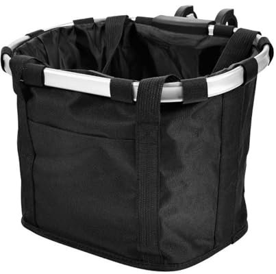 keynoyin Fahrrad Faltkorb Outdoor Handtasche Outdoor Road Mountainbike Reittasche - Schwarz